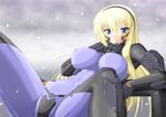  blonde_hair bodysuit irisdina_bernhard lying lying_back muvluv schwarzesmarken 