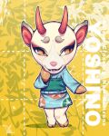 2021 animal_crossing anthro asian_clothing chibi clothing deer east_asian_clothing female hooves horn ireading62 japanese_clothing mammal nintendo shino_(animal_crossing) solo yukata