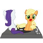  cute female friendship_is_magic my_little_pony turning turning_table 