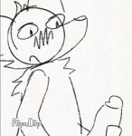 animated anthro blush blush_lines canid canine chest_tuft embarrassed flipaclip fluffy fox male mammal masturbation open_mouth richardscarryfan snout solo solo_focus submissive submissive_anthro temptation tuft
