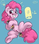  anal anal_insertion anal_masturbation anal_penetration atryl batteries equine female feral friendship_is_magic hair horse improvised_dildo insertion looking_at_viewer mammal masturbation my_little_pony penetration pink_hair pinkie_pie_(mlp) plain_background pony pussy smile solo 