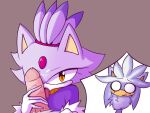 anthro blaze_the_cat dunce-leaf duo erection fellatio hi_res oral penile sega sex silver_the_hedgehog sonic_the_hedgehog_(series) tongue tongue_out