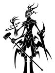 2016 3_arms 3_horns 4_claws 4_fingers ambiguous_gender android arm_spikes armor black_and_white blade_arm bottomwear claws clothing digital_drawing_(artwork) digital_media_(artwork) elbow_spikes finger_claws fingers front_view full-length_portrait hammer hi_res hip_wings holding_hammer holding_melee_weapon holding_object holding_sledgehammer holding_tool holding_weapon horn horned_humanoid humanoid lance machine melee_weapon membrane_(anatomy) membranous_wings metal metal_wings monochrome multi_arm multi_horn multi_limb polearm portrait raised_hand restricted_palette robot scp_foundation silhouette simple_background skirt sledgehammer solo spikes spikes_(anatomy) sunnyclockwork tools unguligrade weapon white_background winged_humanoid wings