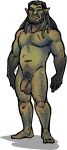 alpha_channel balls beard biped eyebrows facial_hair fingers foreskin genitals hair humanoid humanoid_genitalia humanoid_penis humanoid_pointy_ears jam_(artist) male mustache not_furry nude orc penis pubes scar simple_background solo transparent_background