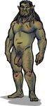 alpha_channel balls beard biped eyebrows facial_hair fingers foreskin genitals hair humanoid humanoid_genitalia humanoid_penis humanoid_pointy_ears jam_(artist) male mustache not_furry nude orc penis pubes scar simple_background solo transparent_background