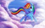  cutie_mark equine female feral friendship_is_magic horse mammal my_little_pony pegasus pony rainbow_dash_(mlp) solo tsitra360 wallpaper wings 