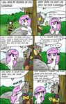  blush bush ciriliko clothing comic creeper cub dialog dialogue discord_(mlp) draconequus english_text equine female feral friendship_is_magic hair hat headphones horn horse mammal minecraft music my_little_pony pink_hair pony princess princess_celestia_(mlp) purple_hair red_eyes royalty slenderman text video_games winged_unicorn wings young 