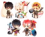  bandage_over_one_eye bandages bazooka black_hair blue_eyes bokken braid brown_eyes brown_hair chibi dango food gintama green_eyes hadanugi_dousa hijikata_toushirou japanese_clothes kamui_(gintama) kimono kiseru long_sleeves male_focus masa_ashe mayonnaise multiple_boys noodles okita_sougo parasol parfait pipe purple_eyes purple_hair ramen red_eyes red_hair sakata_gintoki short_sleeves silver_hair single_braid sleep_mask sword takasugi_shinsuke umbrella wagashi weapon white_hair wooden_sword 