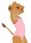  anthro anthrofied cub cute disney edit eyes_open feline female flat_chested human leotard lion mammal preteen solo the_lion_king tlk92024 vitani young 