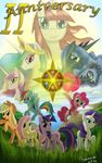  applejack_(mlp) blue_hair bonaxor crown cutie_mark elements_of_harmony equine female feral fluttershy_(mlp) friendship_is_magic hair hi_res horn horse lauren_faust_(character) long_hair looking_at_viewer mammal multi-colored_hair my_little_pony nightmare_moon_(mlp) pegasus pinkie_pie_(mlp) pony princess_cadance_(mlp) princess_celestia_(mlp) princess_luna_(mlp) purple_eyes rainbow_dash_(mlp) rainbow_hair rarity_(mlp) sibling siblings sisters twilight_sparkle_(mlp) unicorn wings 