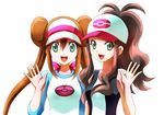  2girls hello mei_(pokemon) pokemon pokemon_(game) touko_(pokemon) 