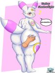 absurd_res anthro big_breasts big_butt blush breasts butt butt_grab cute_expression female hand_on_butt hi_res hybrid nintendo pokemon solo thick_thighs umbry_shadowlight vool_jin_cortes