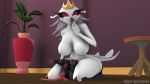 16:9 3d_(artwork) aeridiccore anthro avian beak big_breasts big_butt bird breasts butt butt_grab chair_activities clothed clothing crown demon digital_media_(artwork) duo facesitting female female/female hand_on_butt headgear helluva_boss hi_res huge_breasts huge_butt humanoid imp millie_(helluva_boss) nipples nude owl owl_demon sitting_on_another size_difference smile source_filmmaker stella_(helluva_boss) tail thick_thighs wide_hips widescreen