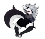 absurd_res anthro big_breasts big_butt breasts butt canid canine canis female helluva_boss hi_res loona_(helluva_boss) mammal samirachuni tail thick_thighs wolf