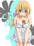 charlotte_dunois cleavage dress foge infinite_stratos summer_dress tagme 