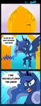  crossover cutie_mark english_text equine female feral friendship_is_magic hair horn horse invalid_tag mammal my_little_pony pony princess_luna_(mlp) pumpkinhiphop solo text the_venture_bros winged_unicorn wings 