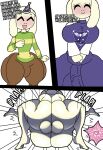 age_difference anthro asriel_dreemurr big_butt big_penis bovid breed butt caprine clapping clothed clothed/nude clothing dialogue duo erection erection_under_clothing from_front_position furu_flami genitals goat herm hi_res impregnation inbreeding incest_(lore) intersex intersex/male male male_impregnation mammal mating_press mother_(lore) mother_and_child_(lore) mother_and_son_(lore) nude parent_(lore) parent_and_child_(lore) parent_and_son_(lore) penis sex size_difference son_(lore) submissive submissive_male thick_thighs toriel undertale undertale_(series)