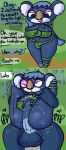 abdominal_bulge ahegao animal_crossing anthro ape balls big_balls big_breasts big_butt big_penis bodily_fluids breasts butt choker cleavage clothed clothing comic duo eye_roll female fucked_silly full_nelson genitals gorilla haplorhine head_grab hi_res instant_loss_2koma jewelry klutzatdusk koala looking_pleasured male male/female mammal marsupial necklace nintendo peewee_(animal_crossing) penetration penis plant_clothing primate sweat thick_thighs tight_clothing tongue tongue_out torn_clothing vaginal vaginal_penetration vombatiform wide_hips yuka_(animal_crossing)