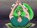  anus ass blush censored cure_march green_eyes green_hair long_hair magical_girl midorikawa_nao precure pussy smile_precure! sweat 