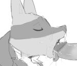 ambiguous_focus ambiguous_gender anthro bodily_fluids canid canine cum cum_in_mouth cum_inside cum_on_face cum_on_tongue disembodied_penis duo erection eyes_closed fellatio generation_4_pokemon genital_fluids genitals greyscale humanoid_genitalia humanoid_penis licking lucario lucariolover448 male male/ambiguous mammal monochrome nintendo open_mouth oral penile penis penis_lick pokemon pokemon_(species) sex side_view solo_focus tongue tongue_out