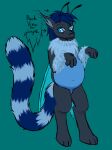 2024 4_toes ambiguous_gender antennae_(anatomy) anthro arthropod belly big_belly black_body blue_body blue_eyes blue_fur blue_hair blue_sclera casual_nudity changeling digital_media_(artwork) digitigrade english_text eyebrows eyelashes featureless_crotch feet friendship_is_magic full-length_portrait fur hair hasbro hi_res hooved_toes hooves hybrid insect insect_wings jestre lepidopteran long_hair markings model_sheet moth multicolored_body multicolored_fur my_little_pony nonbinary_(lore) nude open_mouth portrait pupils raised_eyebrow ruff shifty_(jestre) simple_background slit_pupils snout solo standing striped_body striped_fur striped_markings striped_tail stripes tail tail_markings teal_background text toes wings