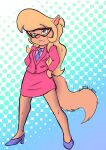 1990s anthro callie_briggs clothing fabian_zibb_(artist) felid feline female hanna-barbera hi_res humanoid mammal solo suit suit_jacket swat_kats