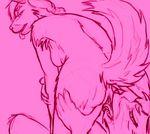  anus breasts canine cunnilingus dog duo elfantastico female male mammal monochrome nude oral oral_sex pink_background pink_theme plain_background pussy sex side_boob sketch straight tongue tongue_out vaginal 