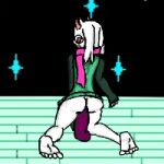 1:1 anal anal_penetration anthro bovid caprine clothed clothing deltarune dildo dildo_in_ass dildo_insertion feet fur goat horn humanoid_feet kluudie long_ears male mammal object_in_ass open_mouth pantsless pantsless_male partially_clothed penetration pink_horn plantigrade ralsei scarf sex_toy sex_toy_in_ass sex_toy_insertion solo undertale_(series) white_body white_fur