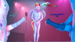 16:9 3d_(artwork) 4k absurd_res animal_genitalia animal_penis anthro anthrofied big_penis blue_body bodily_fluids collar covering covering_crotch covering_penis dialogue digital_media_(artwork) dripping english_text equid equine equine_genitalia equine_penis friendship_is_magic genital_fluids genitals hair hasbro hi_res male mammal medial_ring multicolored_hair multicolored_tail my_little_pony mythological_creature mythological_equine mythology pegasus penis precum precum_drip rainbow_dash_(mlp) rainbow_hair rainbow_tail sky_stinger_(mlp) soarin_(mlp) spiked_collar spikes standing tail text unie widescreen wings wonderbolts_(mlp)