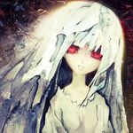  albino banpai_akira lowres original pale_skin red_eyes solo white_hair 