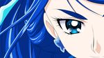  blue_eyes blue_hair close-up cure_aqua eyelashes highres long_hair minazuki_karen precure solo vector_trace yes!_precure_5 