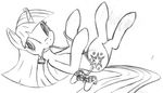  controller cutie_mark equine female feral friendship_is_magic horn horse joystick line_art lying mammal monochrome my_little_pony nom on_back plain_background playstation pony smile solo tg-0 traditional_art traditional_media twilight_sparkle_(mlp) unicorn white_background 