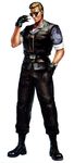  1boy 90s albert_wesker blonde_hair concept_art resident_evil sunglasses 