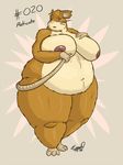  breasts brests chubby eddy_okapi female mammal nintendo nipples obese overweight pok&#233;mon pok&#233;morph pok&eacute;mon rat raticate rodent solo video_games 