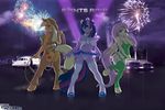  anthrofied applejack_(mlp) big_breasts blush breasts butt cleavage clothed clothing equine female fluttershy_(mlp) friendship_is_magic horn horse mammal my_little_pony panties pegasus pony thong twilight_sparkle_(mlp) tyelle_niko underwear undressing unicorn wings 