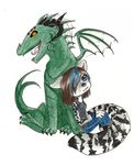  ambiguous_gender anthro blue_eyes cat dragon duo feline female highlights leopard mammal plain_background snow_leopard tongue whiskers white_background wings xai 