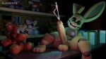 absurd_res animatronic balls big_penis blender_(artwork) bodily_fluids cum digital_media_(artwork) ejaculation elementz808 five_nights_at_freddy&#039;s five_nights_at_freddy&#039;s_4 genital_fluids genitals green_body hi_res huge_filesize machine male orgasm penis plushtrap_(fnaf) presenting presenting_penis robot scottgames smile solo