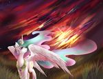  dreampaw equine female feral friendship_is_magic horn horse mammal my_little_pony pony princess princess_celestia_(mlp) royalty solo winged_unicorn wings 