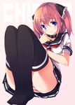  chiri_(atlanta) pantsu shimapan tagme thighhighs 