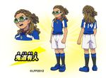  character_name character_sheet goggles inazuma_eleven_(series) inazuma_eleven_go inazuma_eleven_go_vs_danball_senki_w inazuma_legend_japan kidou_yuuto lowres male_focus official_art open_mouth shorts soccer_uniform sportswear standing transparent_background 