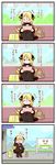  4koma artist_self-insert blonde_hair comic ground_vehicle highres pokemon shirona_(pokemon) sougetsu_(yosinoya35) train translated truth 