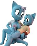  3d_(artwork) age_difference alpha_channel anthro anthro_on_anthro balls blue_fur bottomless breasts cartoon_network cat clothed clothing cub cum cum_on_hand digital_media_(artwork) feline female fur gumball_watterson handjob incest male male/female mammal mature_female mother mother_and_son mrunadulteratedfan nicole_watterson nipples parent penis sex skirt son the_amazing_world_of_gumball young 