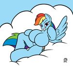  anthrofied badgerben big_breasts big_butt breasts butt equine female friendship_is_magic grin horse huge_breasts hyper hyper_breasts inviting looking_at_viewer mammal my_little_pony pegasus pony rainbow_dash_(mlp) smile solo wings 