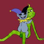  2018 anal anal_penetration cum cum_in_ass cum_inside cum_while_penetrated deltarune dr._seuss duo grinch happy happy_sex how_the_grinch_stole_christmas humanoid jevil_(deltarune) male male/male nude penetration penis sex smile unknown_artist 