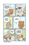  artdecade bear canine car clothing comic cooler dialog do_not_distribute english_text fishing grizzly_bear ice_cooler male mammal only_if_i_love_you outside text tree truck wolf wood 