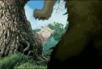 animated animated_gif arashi_no_yoru_ni gabu_(arashi_no_yoru_ni) goat lowres mei_(arashi_no_yoru_ni) no_humans wolf 