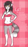  black_hair character_information feline female hair kat kat_(character) model_sheet solo stripes tabby underwear 