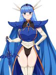  blue_hair breasts cape huge_breasts kawanuma_uotsuri magic_knight_rayearth ryuuzaki_umi sword weapon 