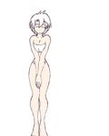  animated animated_gif breast_expansion breast_grab breast_press breasts eyes_closed gigantic_breasts grabbing huge_breasts large_breasts lowres nipples pant profile short_hair source_request white_hair 