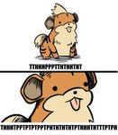  ambiguous_gender blank_stare canine comic dialog dialogue feral growlithe humor mammal nintendo plain_background pok&#233;mon pok&eacute;mon reaction_image text tongue unknown_artist video_games white_background 